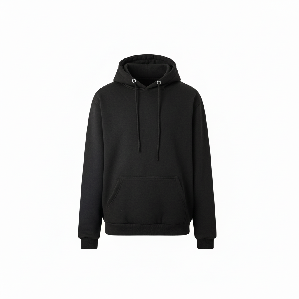 Kyoto Regular Hoodie - Black