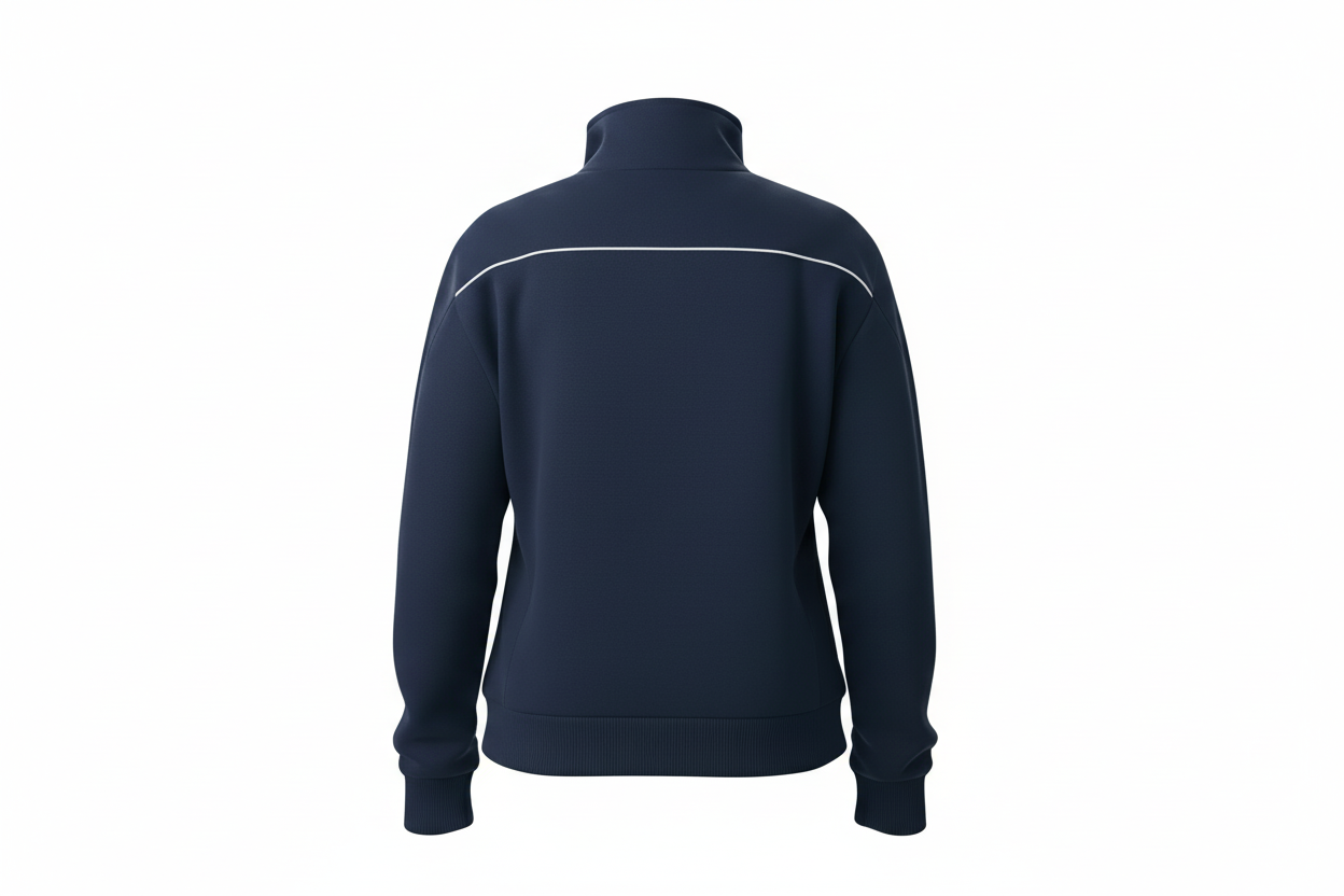 Vancouver Quarter Zipper - Navy Trim