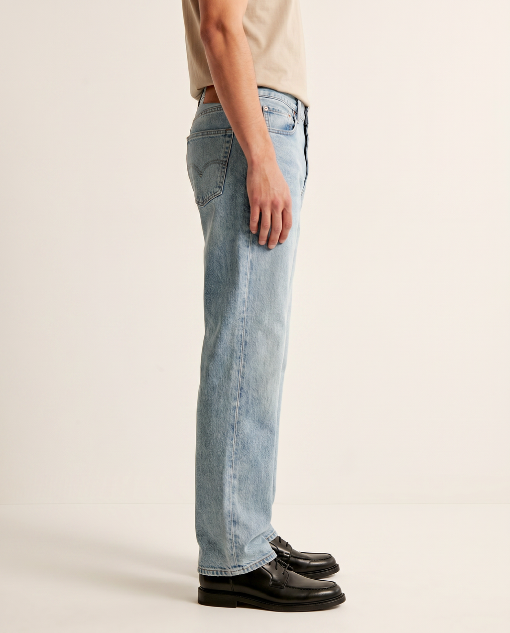 Coastal medium-blue straight-leg denim jeans — The Dirty Laundry Pakistan