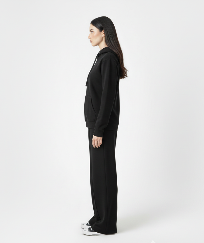 Essential Co-ord // 001 Black Regular