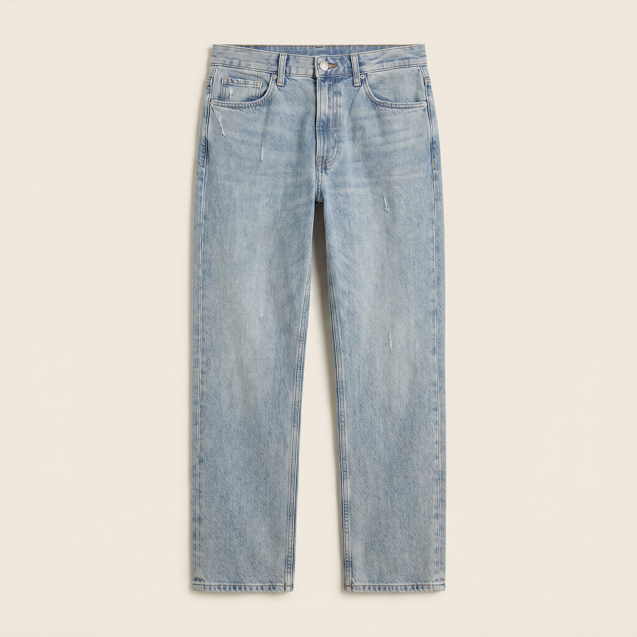 Coastal medium-blue straight-leg denim jeans — The Dirty Laundry Pakistan