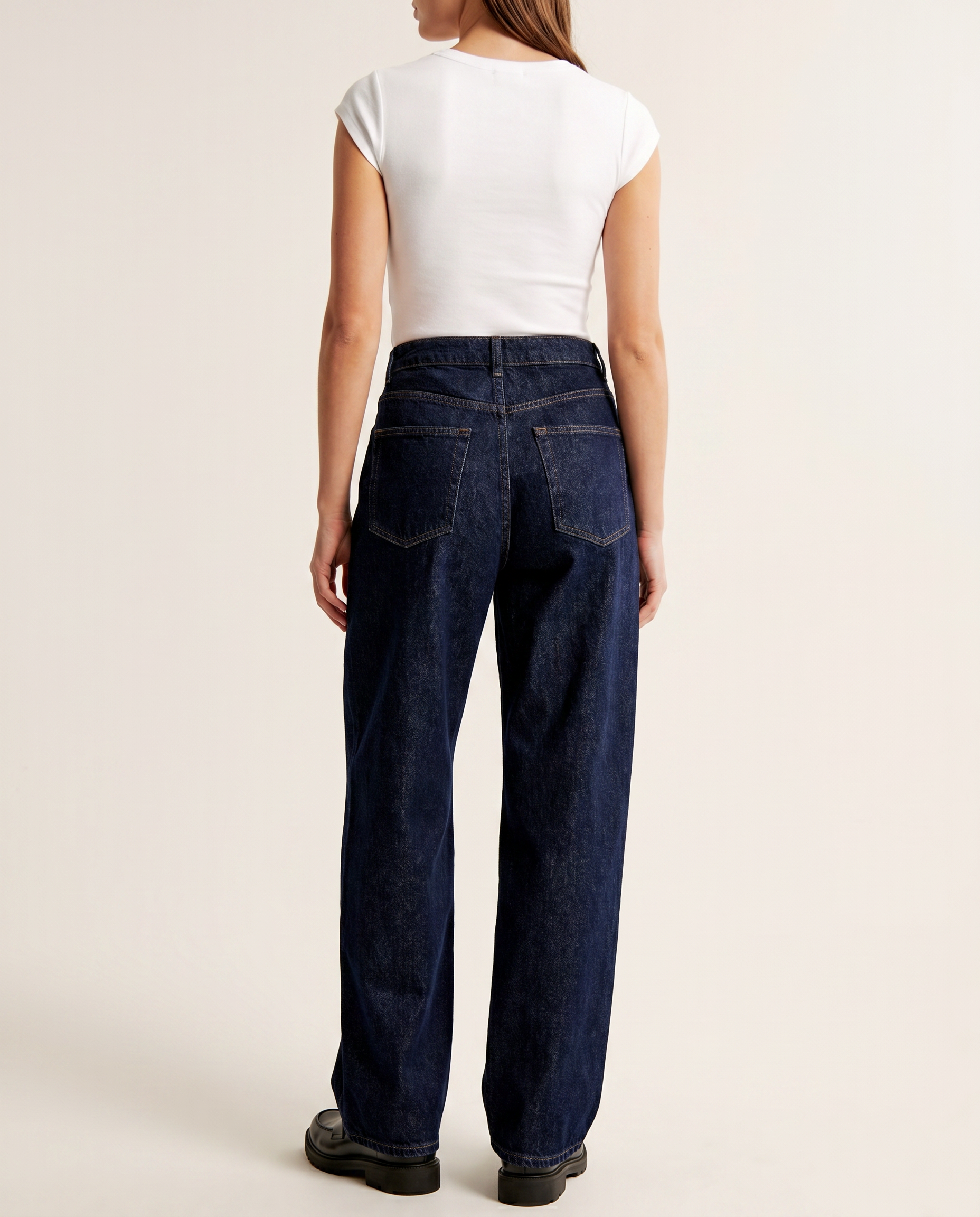 Raw indigo straight-leg denim jeans — The Dirty Laundry Pakistan