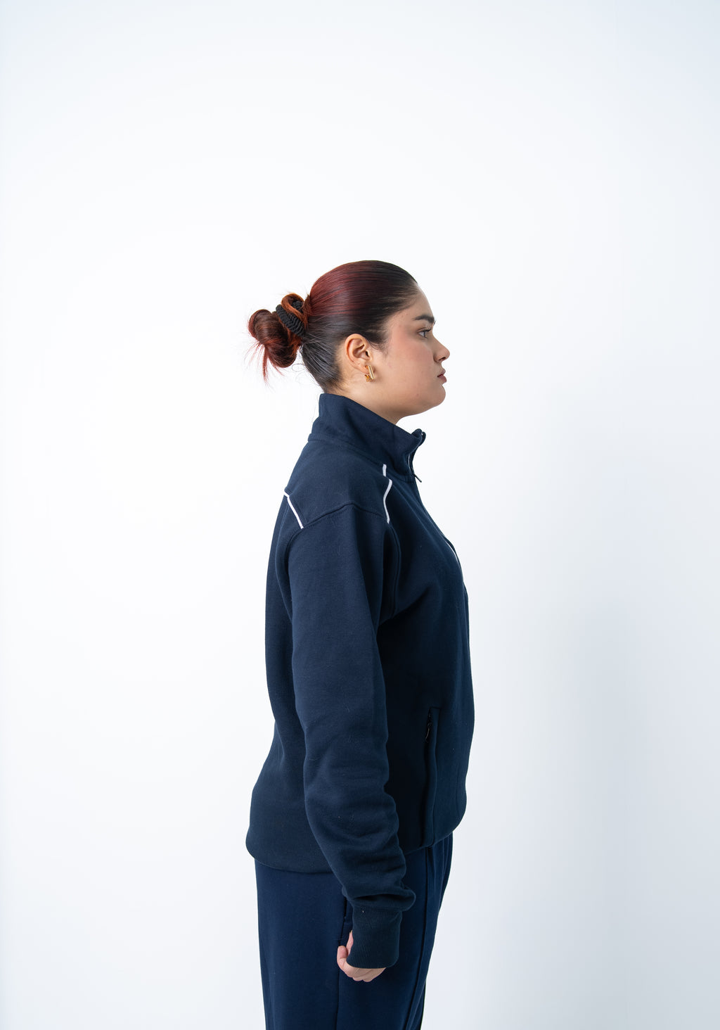 Vancouver Quarter Zipper - Navy Trim