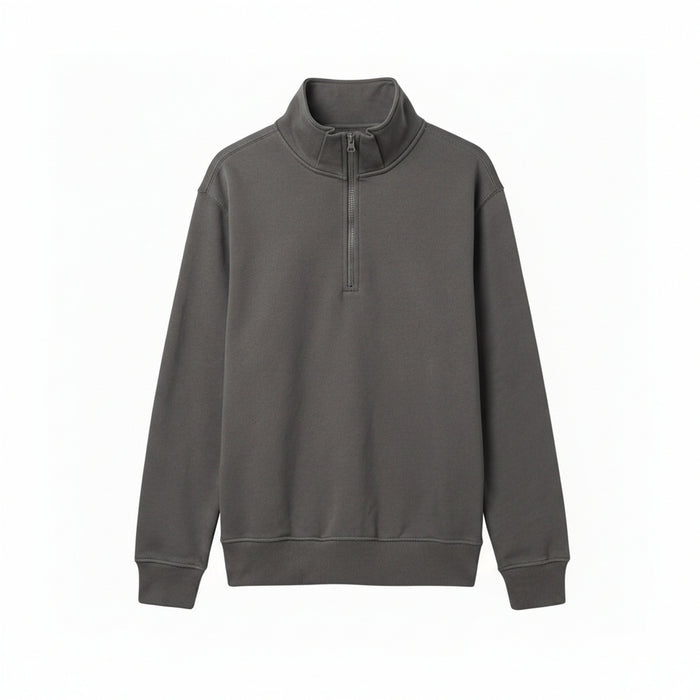 Core Quarter Zipper - Storm Grey