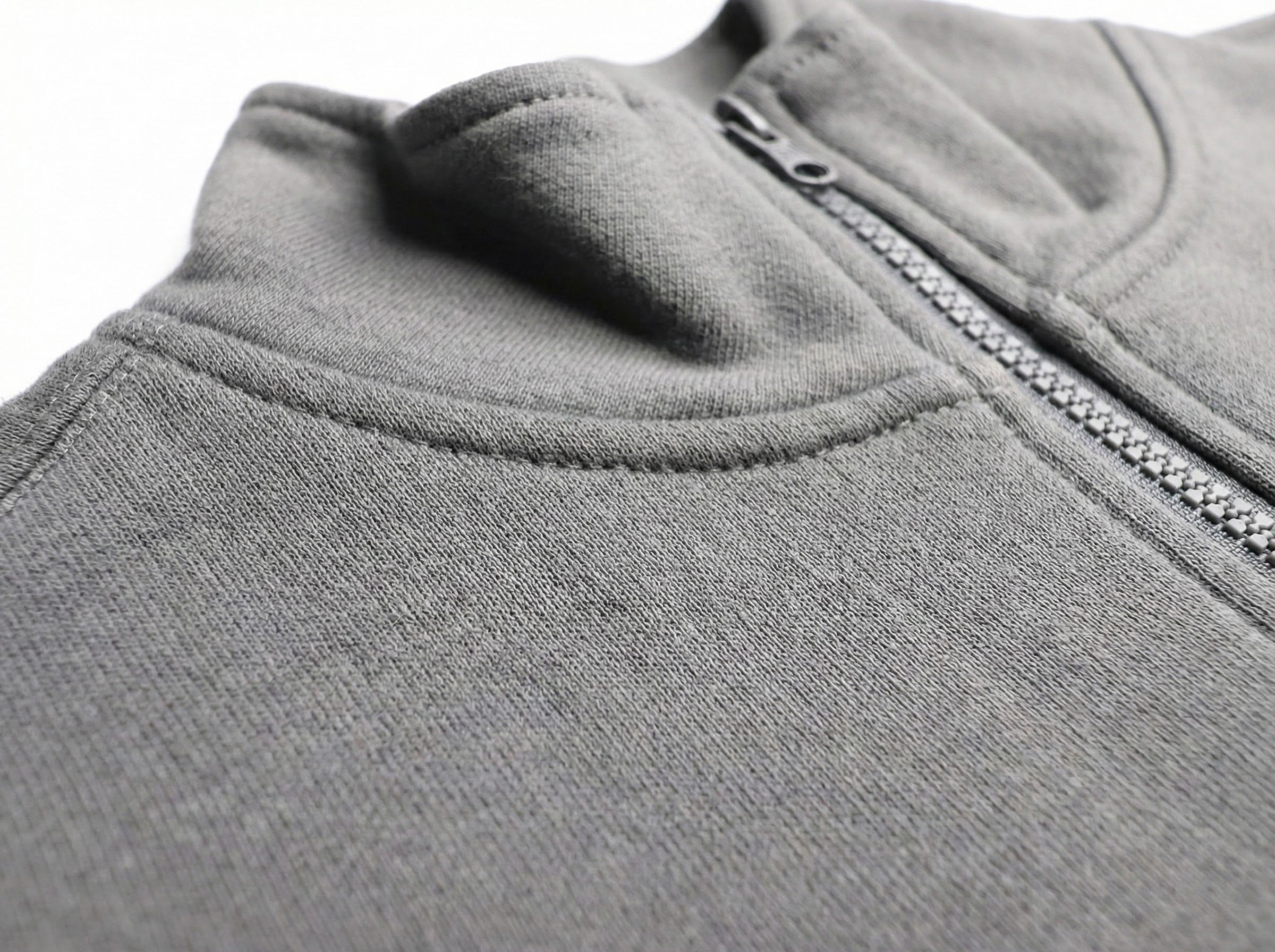 Core Quarter Zipper - Storm Grey