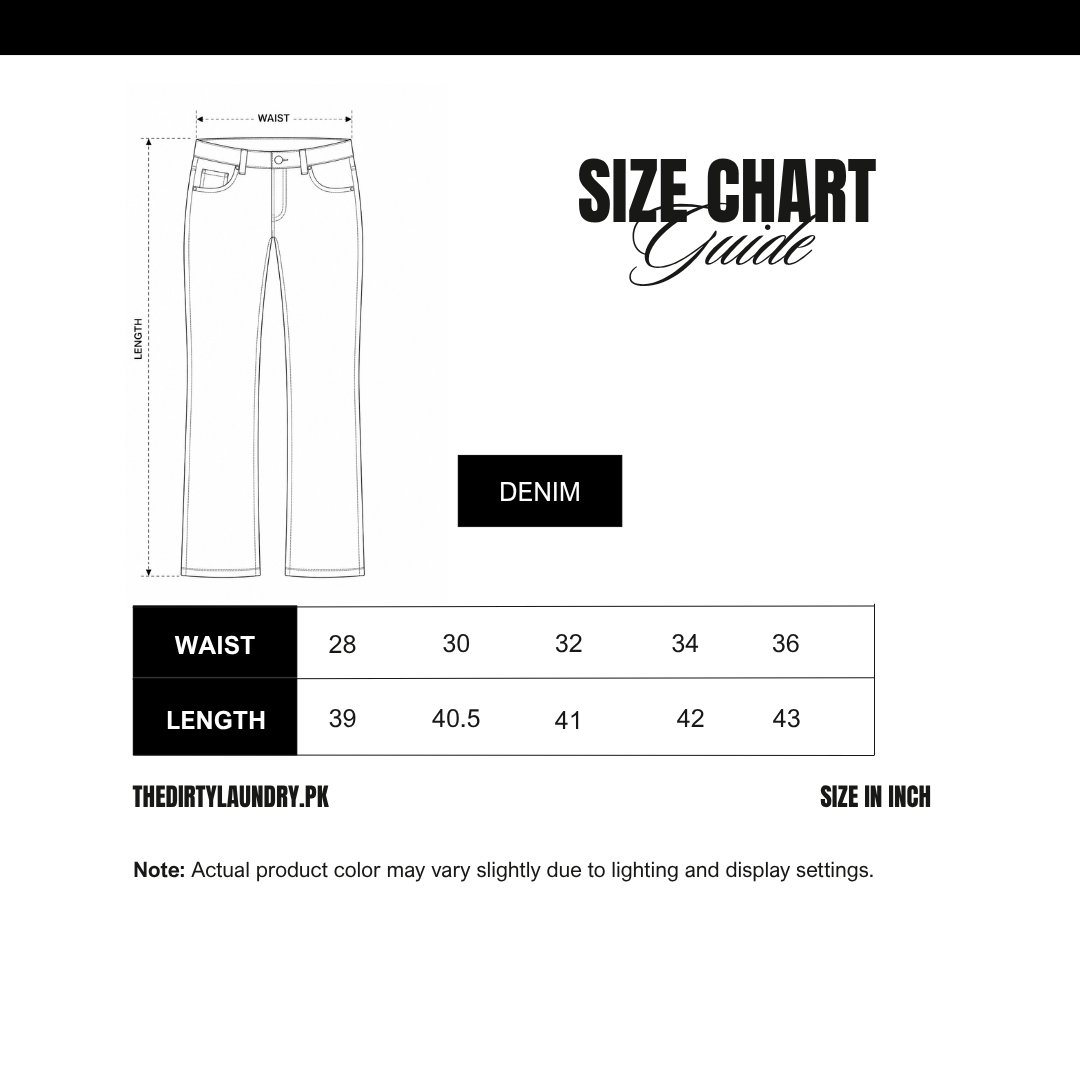Worn blue vintage straight-leg denim jeans — The Dirty Laundry Pakistan