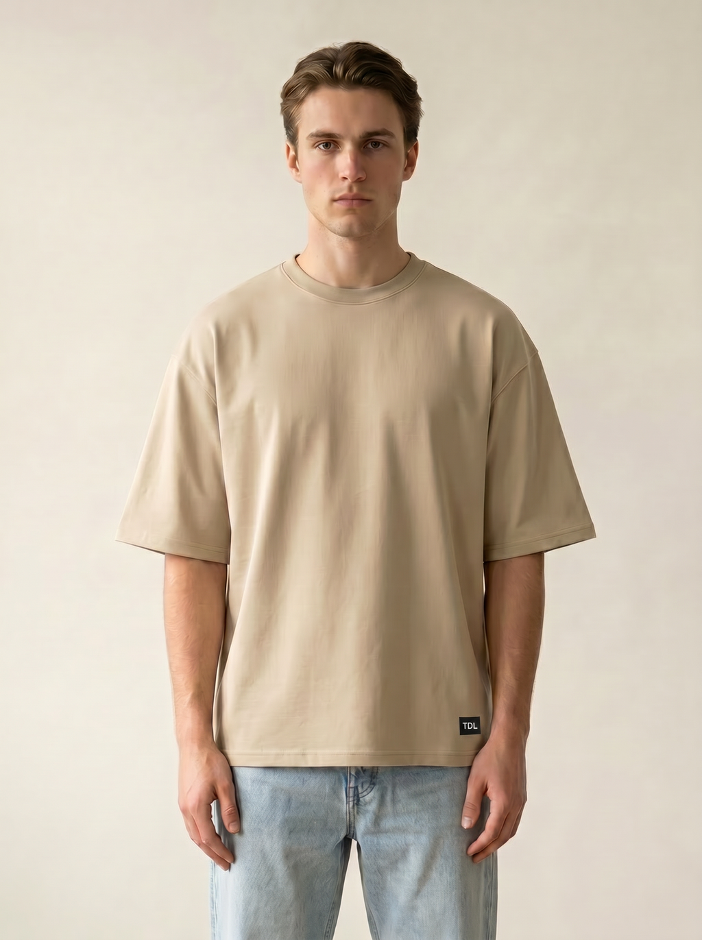Haze skin oversize viscose scuba tee — The Dirty Laundry Pakistan